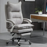Black Comfort Ergonomic High-Back Fabric Office Chair Image - 4