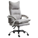 Black Comfort Ergonomic High-Back Fabric Office Chair Image - 9