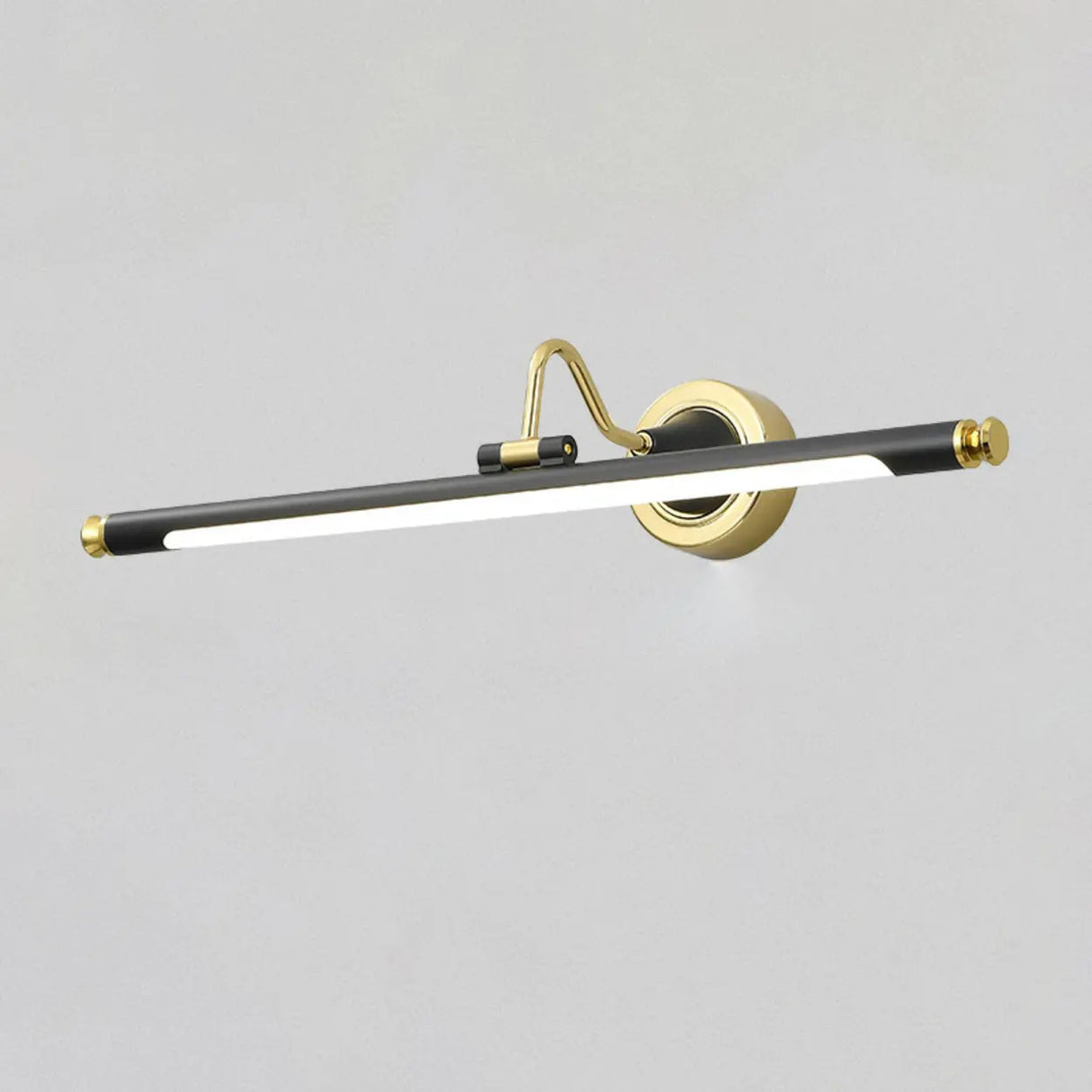 Black  Cylinder Modern Wall-Mounted Vanity Lights Image - 6