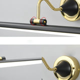 Black  Cylinder Modern Wall-Mounted Vanity Lights Image - 7