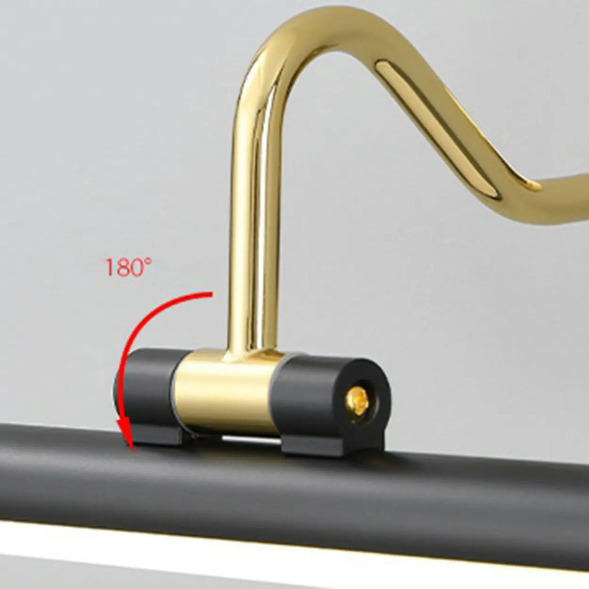Black  Cylinder Modern Wall-Mounted Vanity Lights Image - 9