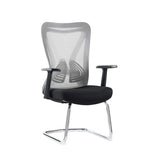 Black Ergonomic Steel Frame Mesh Lumbar Support Office Chair Image - 7