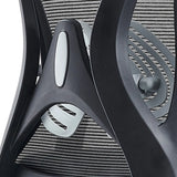 Black Ergonomic Steel Frame Mesh Lumbar Support Office Chair Image - 8