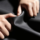 Black Faux Leather Tufted Back Reclining Side Chair Image - 8