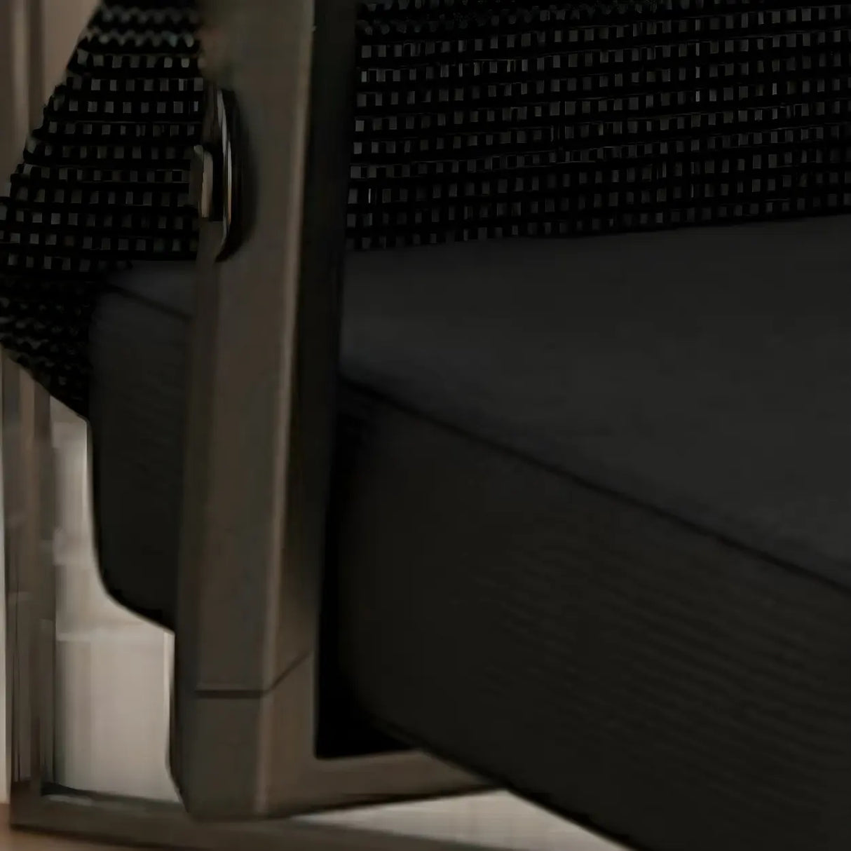 Black Finish Ergonomic Mesh High-Back Office Chair Image - 7