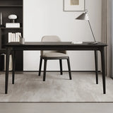 Black Finish Standard Wooden Writing Desk Image - 3