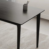 Black Finish Standard Wooden Writing Desk Image - 5