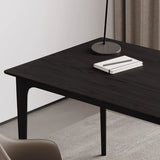 Black Finish Standard Wooden Writing Desk Image - 6