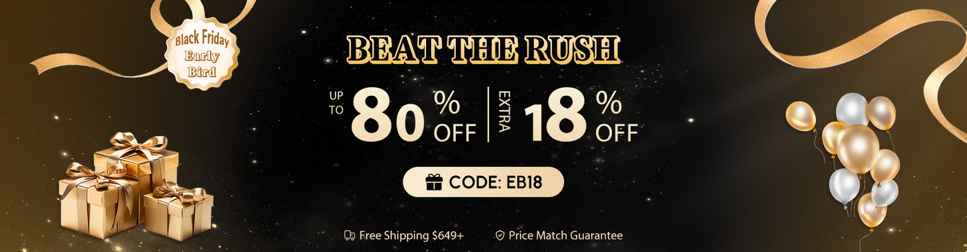 Black Friday Early Bird Beat The Rush Up To 80% Off Extra 18% Off 
