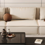 Black Glass Square Storage Nesting Tables with Casters Image - 5