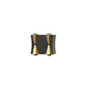 Black-Gold Funnel Metal Exterior Up Down Wall Lamp Image - 6