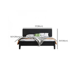 Black Headboard Queen Storage Includes Bed with Drawers Image - 20