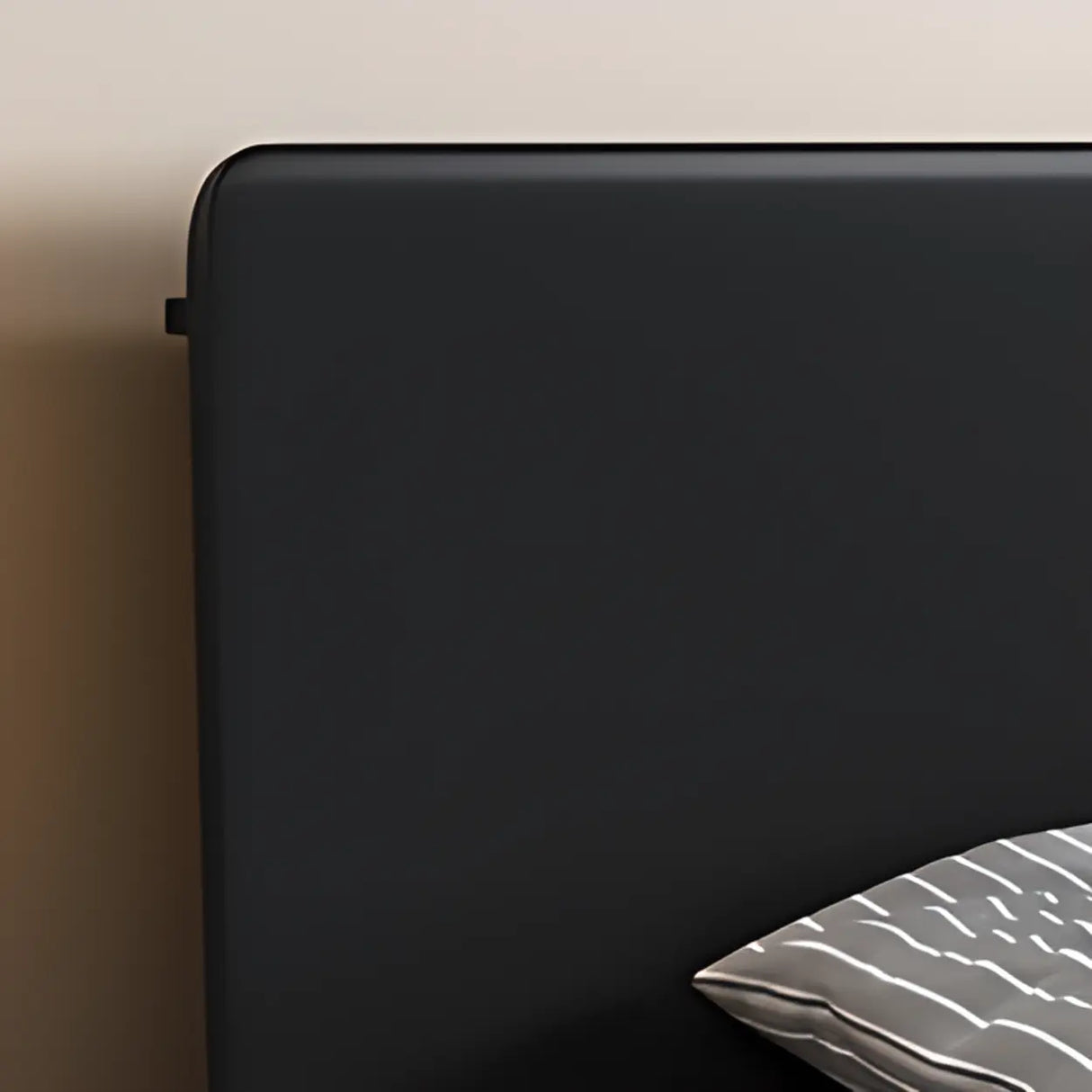 Black Headboard Queen Storage Includes Bed with Drawers Image - 7