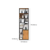 Black Industrial Geometric Iron Frame Open Bookcase Image - 17