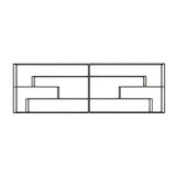Black Industrial Metal Large Wall Wine Rack Organizer Image - 18