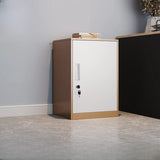 Black Lockable Steel Small Filing Cabinets with Drawers Image - 13