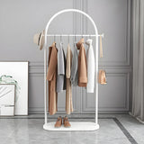 Black Marble Base Arched Metal Freestanding Coat Rack Image - 11