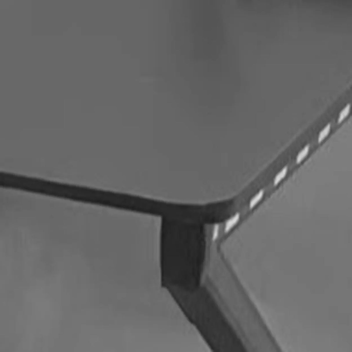 Black Metal Gaming Desk with CPU Storage Image - 4