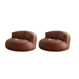 Black Microfiber Leather Side Chair with Fixed Back Image - 19
