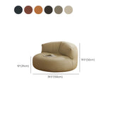 Black Microfiber Leather Side Chair with Fixed Back #size