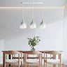 Black Modern 3-Light Teardrop Island Hanging Light Image - 3