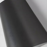 Black Modern Cone Metal Exterior LED Wall Light Image - 10