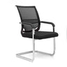 Black Modern Mesh Back Metal Frame Office Arm Chair Image - 2