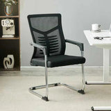 Black Modern Mesh Mid-Back Ergonomic Task Office Chair Image - 1