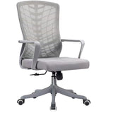 Black Modern Mesh Mid-Back Ergonomic Task Office Chair Image - 12