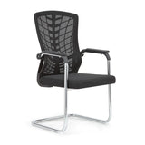 Black Modern Mesh Mid-Back Ergonomic Task Office Chair Image - 13