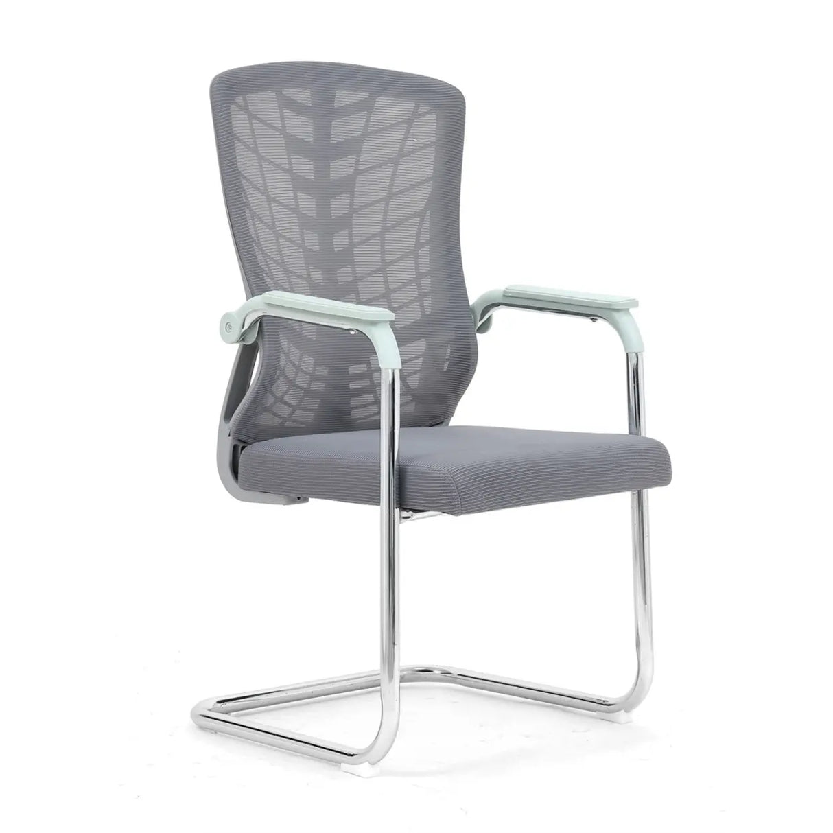 Black Modern Mesh Mid-Back Ergonomic Task Office Chair Image - 15