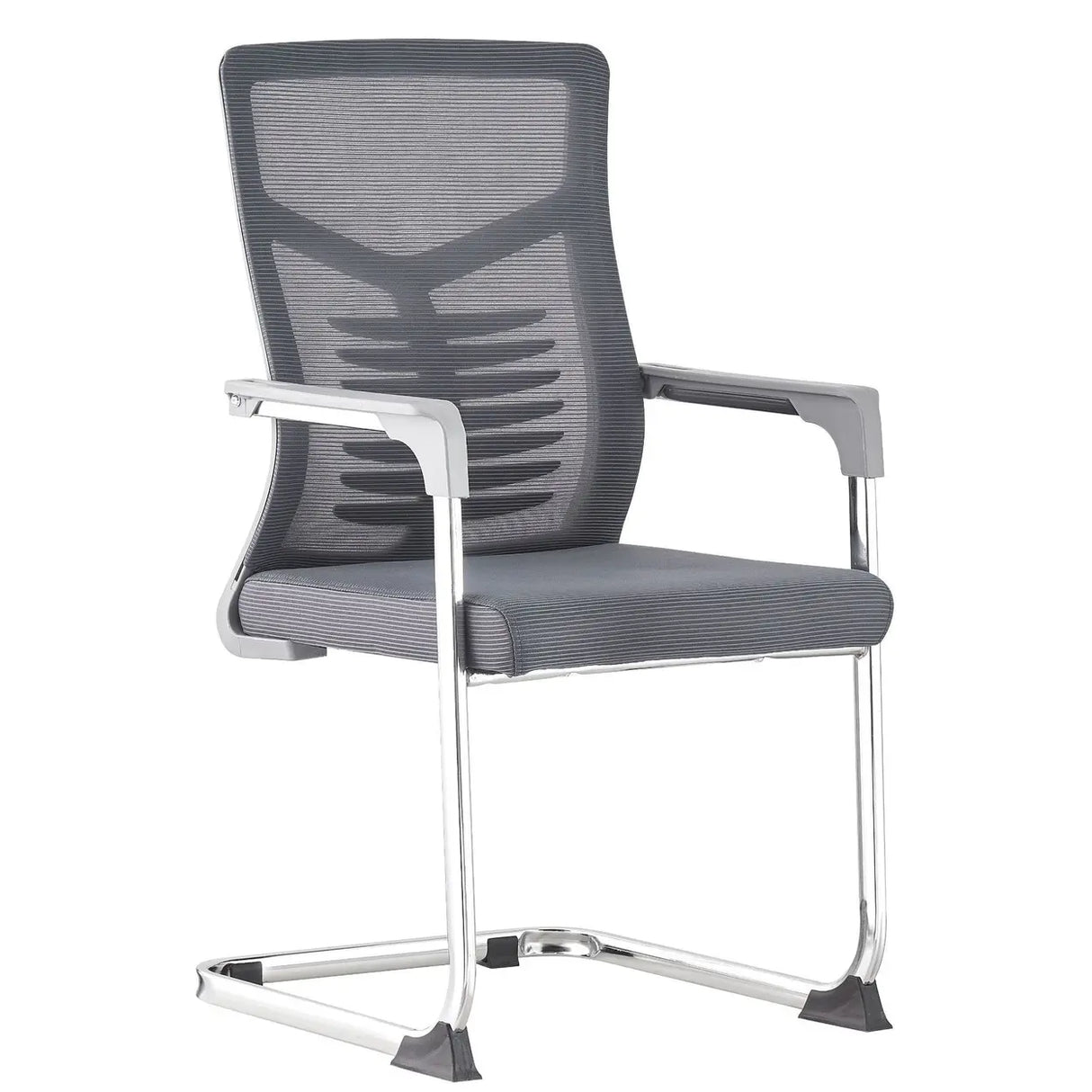 Black Modern Mesh Mid-Back Ergonomic Task Office Chair Image - 3