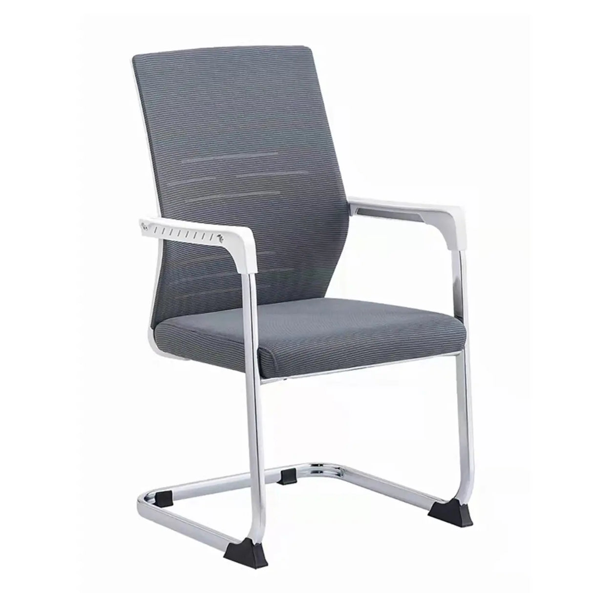 Black Modern Mesh Mid-Back Ergonomic Task Office Chair Image - 7