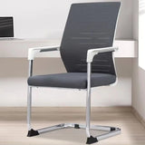 Black Modern Mesh Mid-Back Ergonomic Task Office Chair Image - 8