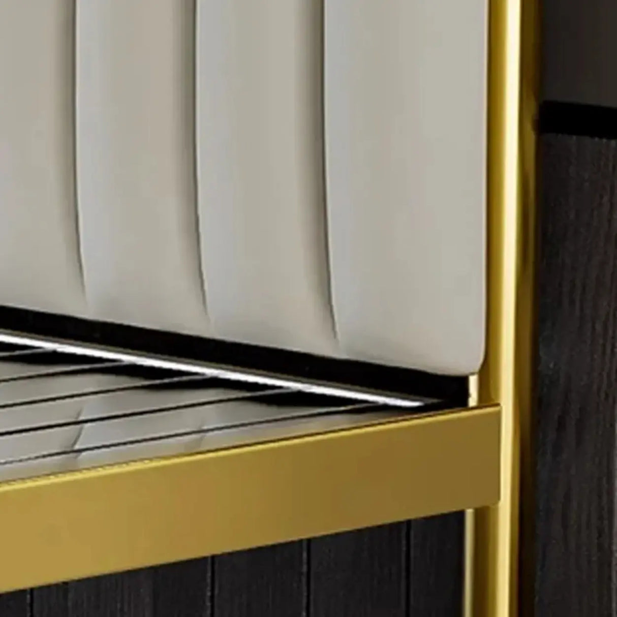 Black Queen Arch Metal Comfort Headboard Panel Bed Image - 8