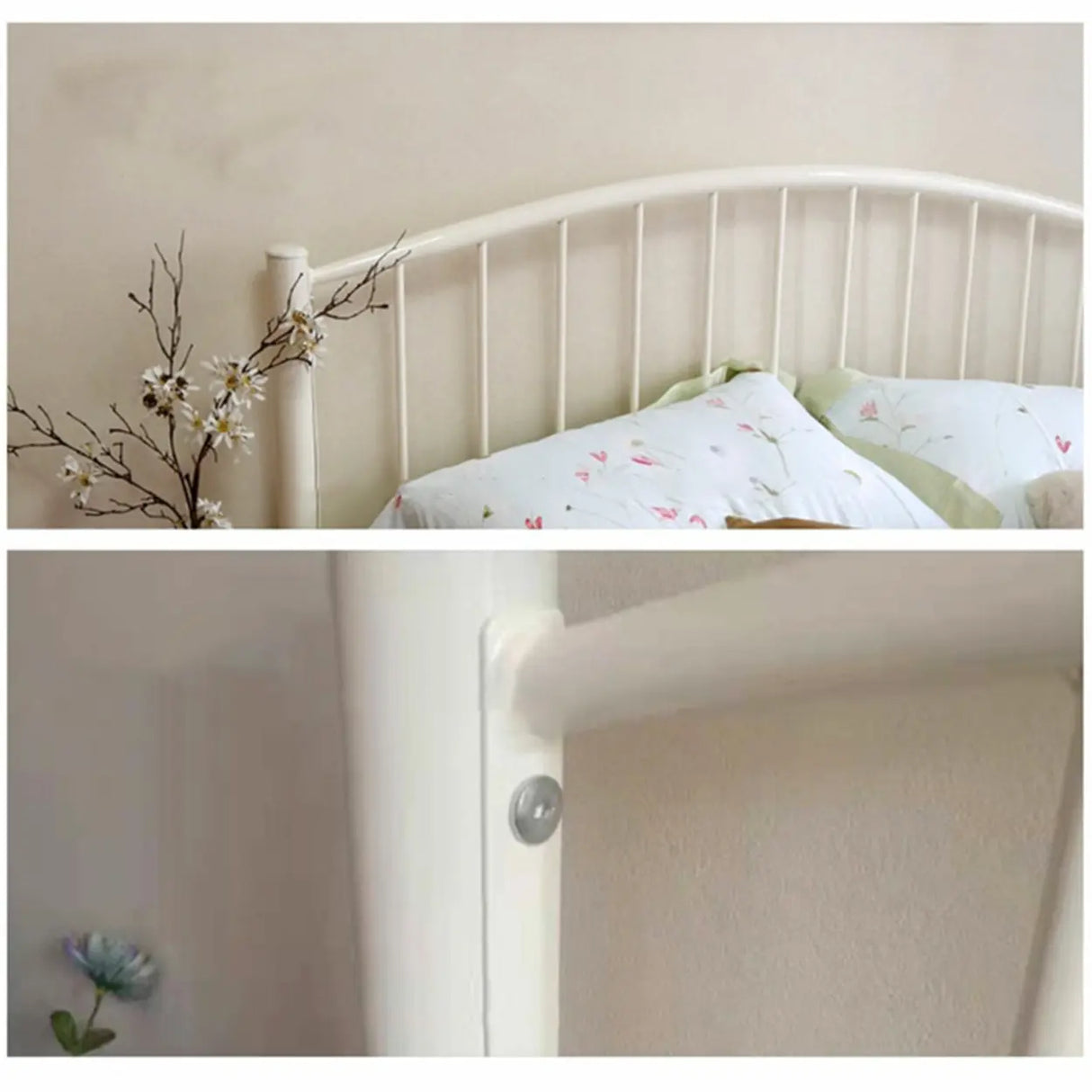 Black Queen Arched Metal Easy Assembly Open-Frame Bed Image - 10