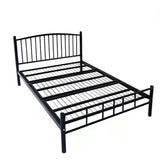 Black Queen Arched Metal Easy Assembly Open-Frame Bed Image - 11