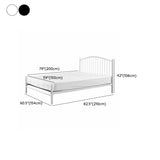 Black Queen Arched Metal Easy Assembly Open-Frame Bed Image - 15