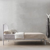 Black Queen Arched Metal Easy Assembly Open-Frame Bed Image - 3