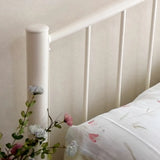 Black Queen Arched Metal Easy Assembly Open-Frame Bed Image - 5