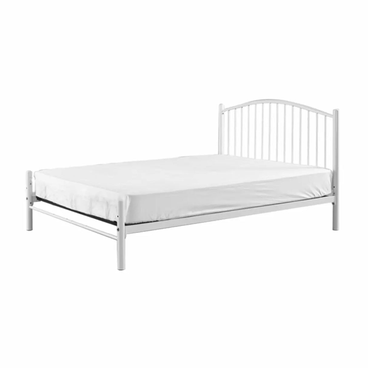 Black Queen Arched Metal Easy Assembly Open-Frame Bed Image - 6