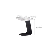 Black Scratch Resistant Glass Triangle Coffee Table Image - 9