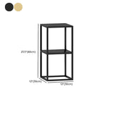 Black Square Living Room Decor Metal Base Plant Stand Image - 20