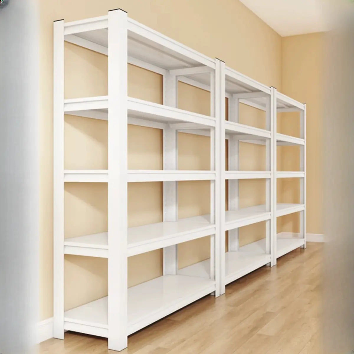 Black Steel Shelving Heavy-Duty Garage Storage Cabinets Image - 3