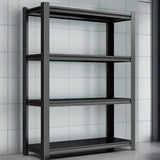 Black Steel Shelving Heavy-Duty Garage Storage Cabinets Image - 5