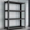 Black Steel Shelving Heavy-Duty Garage Storage Cabinets Image - 5