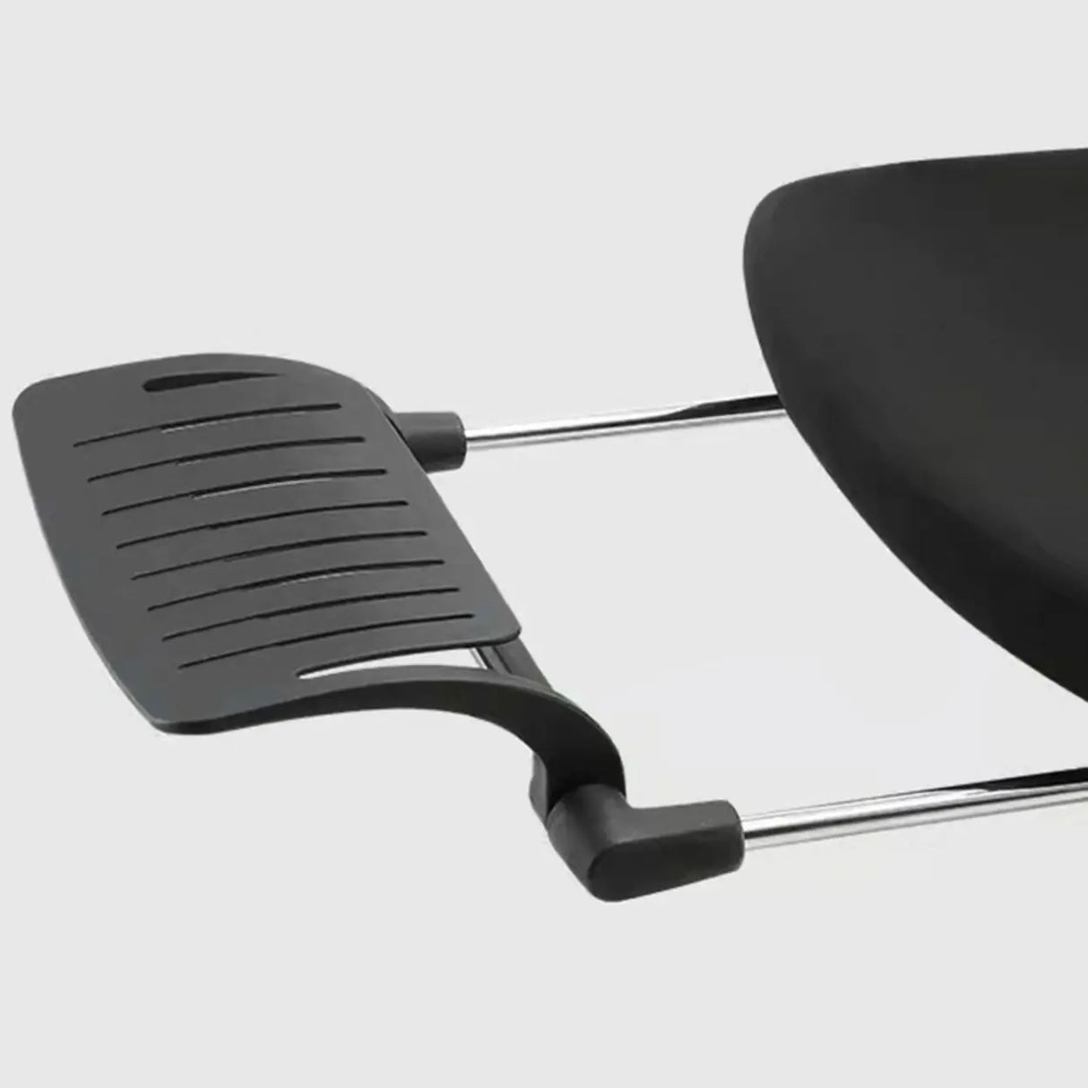 Black Swivel Mesh Reclining Ergonomic Office Chair Image - 10