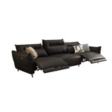Black Tear Resistant Full Grain Cow Leather Sleeper Image - 4