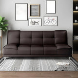 Black Water Resistant Biscuit Back 	Reclining Sleeper Image - 12