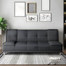 Black Water Resistant Biscuit Back 	Reclining Sleeper Image - 15